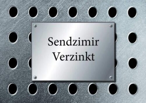 Sendzimir verzinkte platen voor perfowand - Ronde perforatie en vierkante steek RU