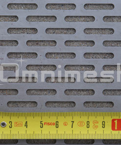 Geperforeerde plaat blank staal - Sleufperforatie LRZ