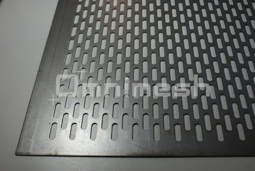 Geperforeerde plaat blank staal - Sleufperforatie LRZ